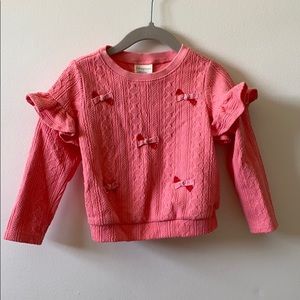 First Impressions pink toddler sweater